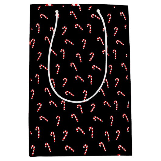 Candy Cane Medium Cadeauzakje (Voorkant)