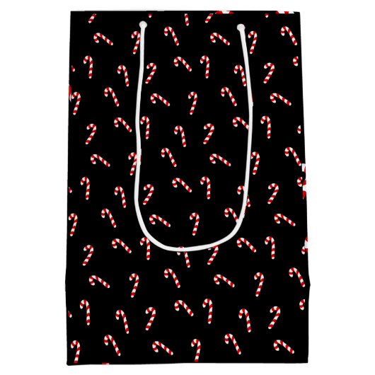 Candy Cane Medium Cadeauzakje (Achterkant)