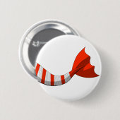 Candy Cane Mermaid Tail V2 Ronde Button 5,7 Cm (Voorkant /achterkant)