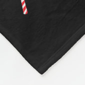 Candy Cane Merry And Bright Red And White Candy Co Fleece Deken (Hoek)