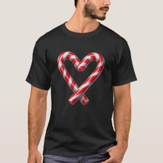 Candy Cane Merry and Bright Red and White Snoep Co T-shirt