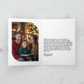 Candy Cane Merry en Bright Retro Kerstfoto Feestdagen Kaart (Binnen)