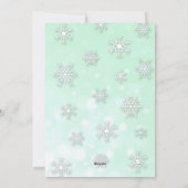 Candy Cane met kerstmannetje Feestdagenkaart (Achterkant)