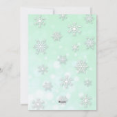 Candy Cane met kerstmannetje Feestdagenkaart (Achterkant)