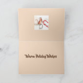 Candy Cane Mice Holiday Feestdagen Kaart (Binnen)