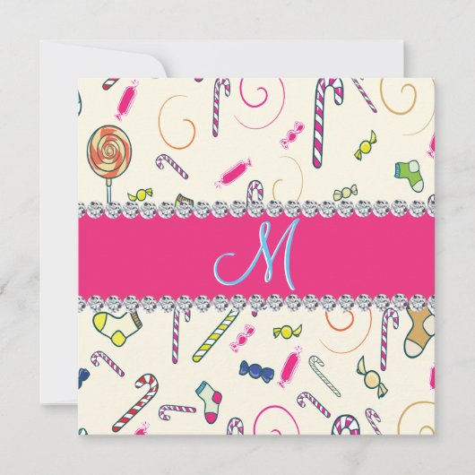 Candy Cane Monogram (Voorkant)