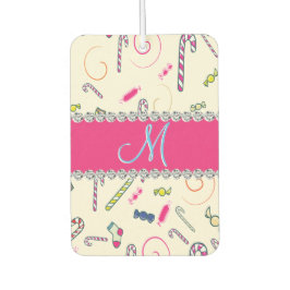 Candy Cane Monogram Luchtverfrisser