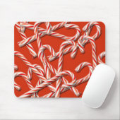 Candy cane Mousepad Muismat (Met muis)