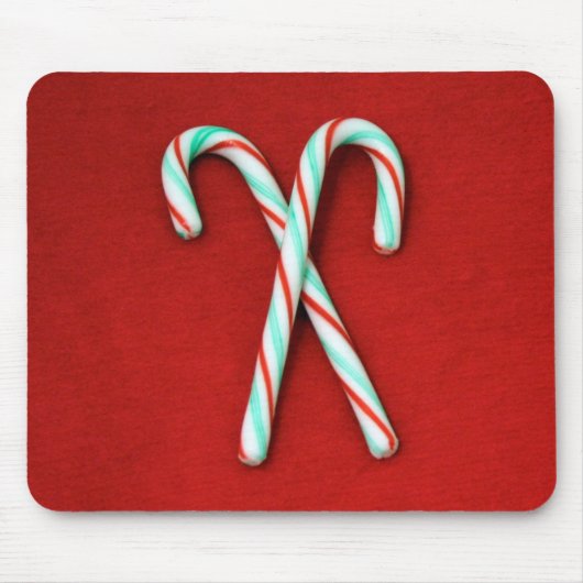 Candy Cane Mousepad Muismat (Voorkant)