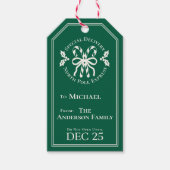 Candy Cane North Pole Express Special Delivery Cadeaulabel (Voorkant)