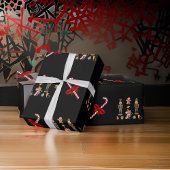 Candy Cane Nutcracker Suite Wrapping Paper Cadeaupapier