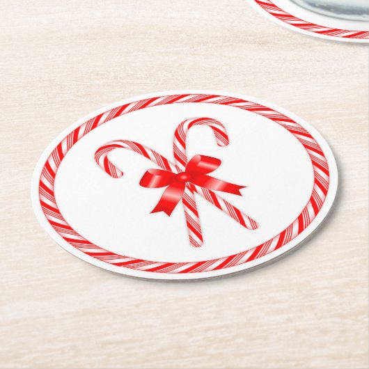 Candy Cane Onderzetters (Gebogen)