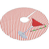 Candy Cane op kerst cocktail Kerstboom Rok (Gekanteld)