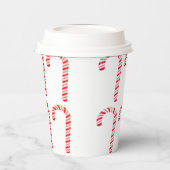 Candy Cane Paper Cup Papieren Bekers (Links)