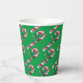  Candy Cane Paper cup Papieren Bekers