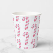 Candy Cane Papieren Bekers (Achterkant)