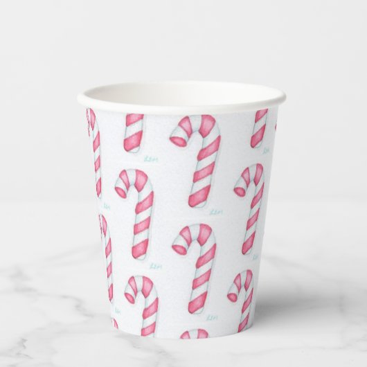 Candy Cane Papieren Bekers (Voorkant)