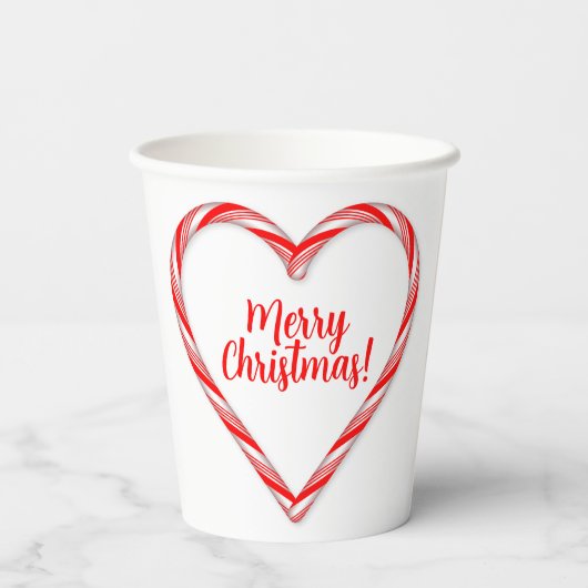 Candy Cane Papieren Bekers (Achterkant)