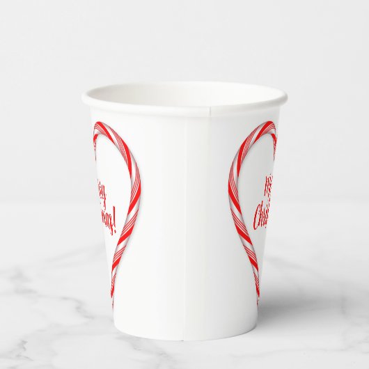 Candy Cane Papieren Bekers (Rechts)