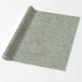 Candy Cane Patroon Inpakpapier (Uitgerold)