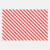 Candy Cane Pattern Cute Holiday Kerstmis stoppen Inpakpapier Vel (Voorkant 2)