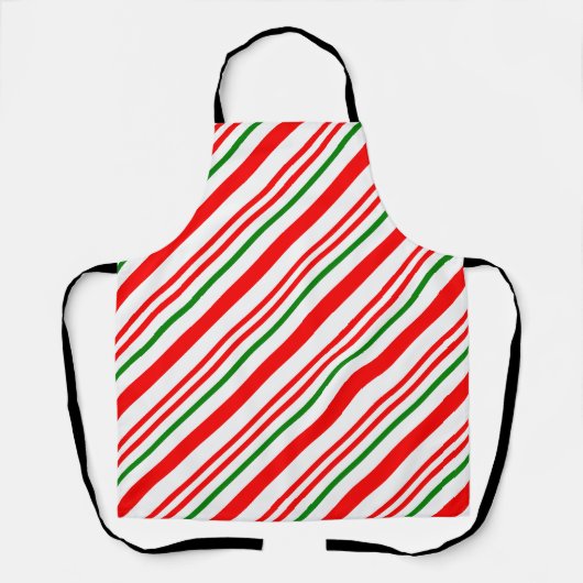 Candy Cane Pattern in Red Green White Schort (Voorkant)