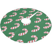 Candy Cane Pattern Kerstboom Rok (Gekanteld)