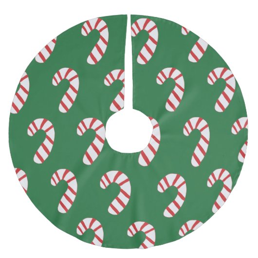 Candy Cane Pattern Kerstboom Rok (Voorkant)