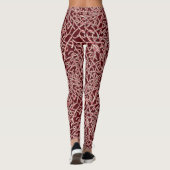Candy Cane Pattern Leggings (Achterkant)