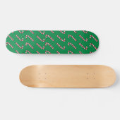 Candy Cane Pattern skateboard (Horizontaal)