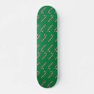 Candy Cane Pattern skateboard