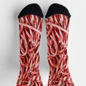Candy Cane Pattern Sokken (Top)