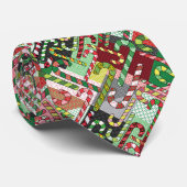 Candy Cane Pattern Stropdas (Opgerold)