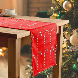 Candy Cane Pattern Table Runner Korte Tafelloper