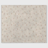 Candy Cane Pattern Wrapping Paper Cadeaupapier (Vlak)