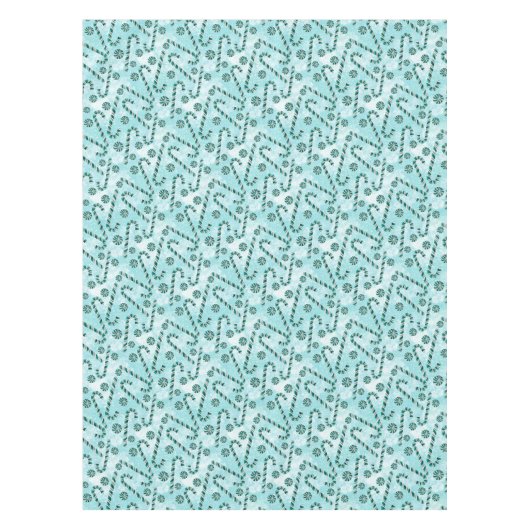 Candy Cane peppermint kerstmis Tafelkleed (Voorkant)