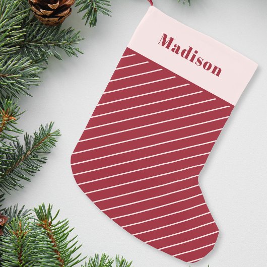 Candy Cane Persoonlijk Kleine Kerstsok