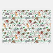 Candy Cane Pet Rattie Kerstmis! Inpakpapier Vel (Voorkant 2)