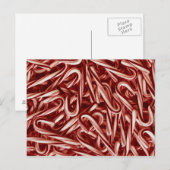 Candy Cane pile Briefkaart (Voorkant / Achterkant)