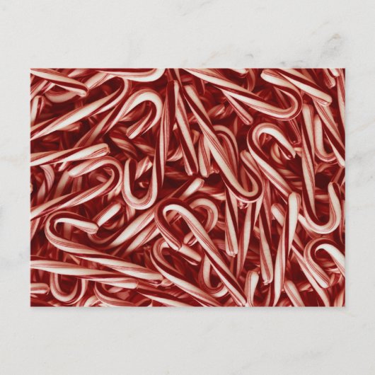 Candy Cane pile Briefkaart (Voorkant)