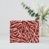 Candy Cane pile Briefkaart (Staand voorkant)