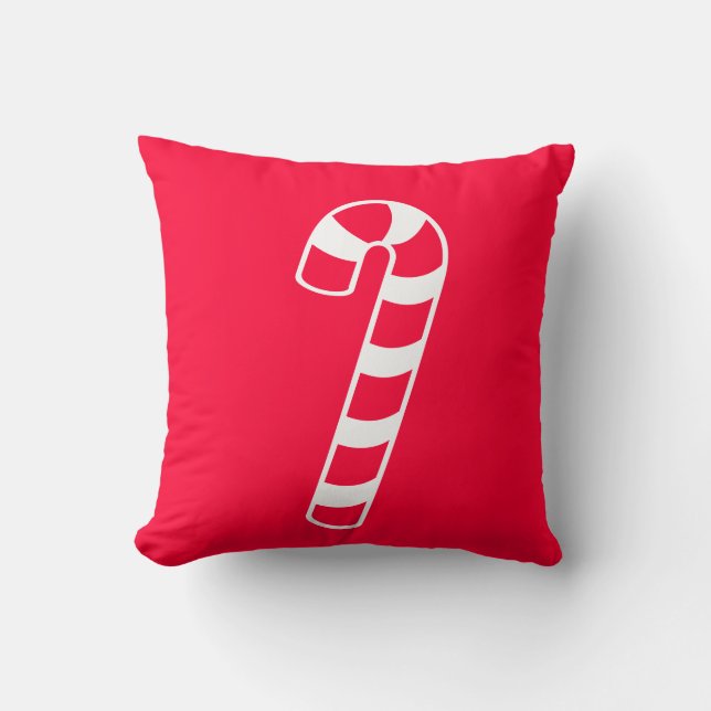 Candy Cane Pillow Kussen (Voorkant)