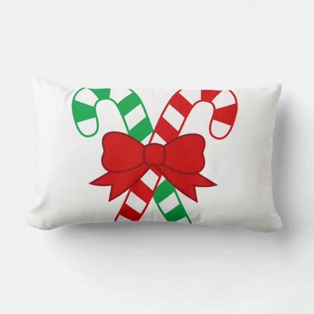 Candy Cane Pillow Kussen (Voorkant)