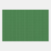 Candy Cane Plaid Stripes & Bows Green Christmas Inpakpapier Vel (Voorkant 3)