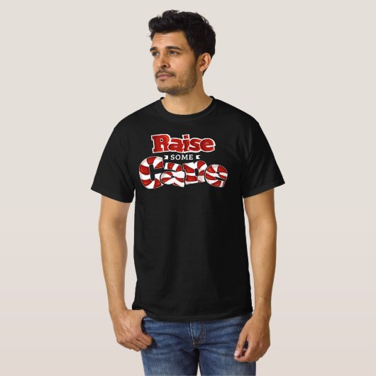 Candy Cane Puns Kerst Feestdagen Novelty Gift T-shirt (Voorkant volledig)