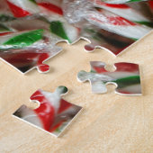 Candy Cane puzzle print Legpuzzel (Zijkant)