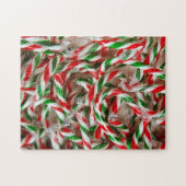 Candy Cane puzzle print Legpuzzel (Horizontaal)