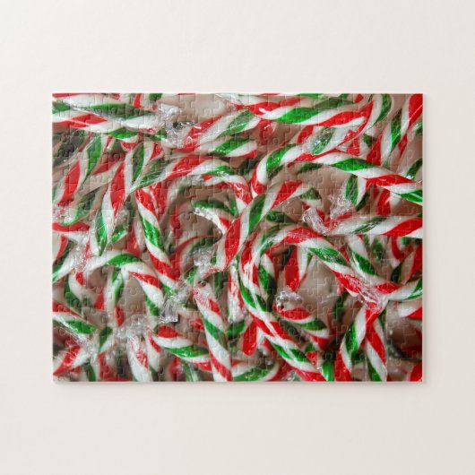 Candy Cane puzzle print Legpuzzel (Horizontaal)
