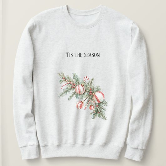 Candy Cane Red Christmas Trui (Design voorkant)