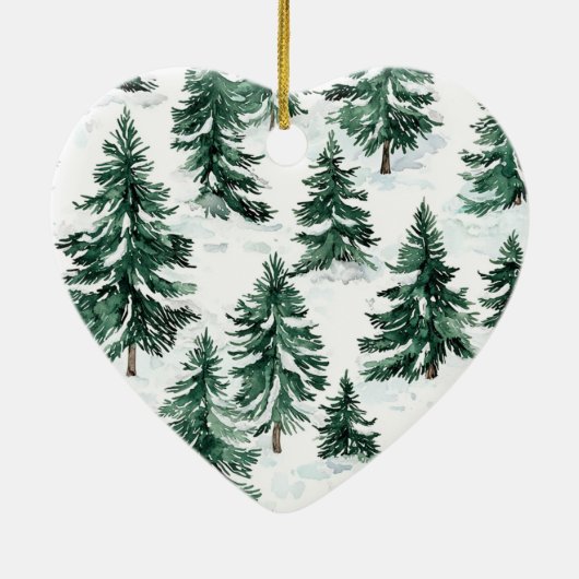 Candy Cane Red Stripes Kerstmis Keramisch Ornament (Achterkant)